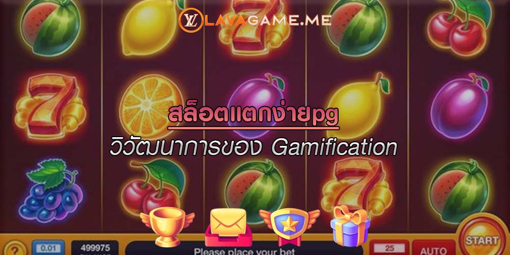 สล็อตแตกง่ายpg วิวัฒนาการของ Gamification